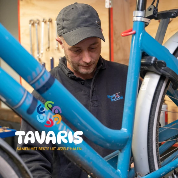 Afbeelding van de werkplek 'Tavaris Techniek: Fietsenwerkplaats (RIWIS)'.